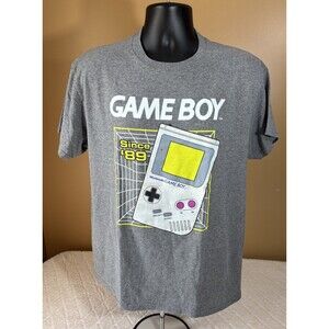 Nintendo Game Boy Vintage 1989 Graphic Gray Short Men’s Size Large